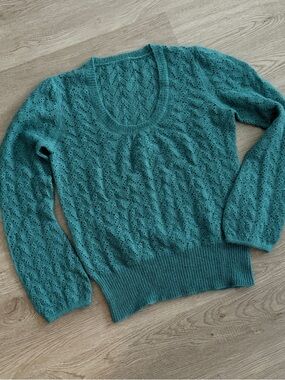 Rare Teal Mohair Sweater